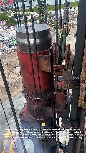 This Machine Defies Time #ConstructionTech #EngineeringFacts #HeavyMachinery