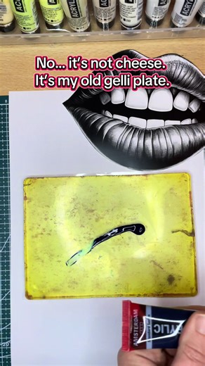 Creating Pop Art with a Gelli Plate