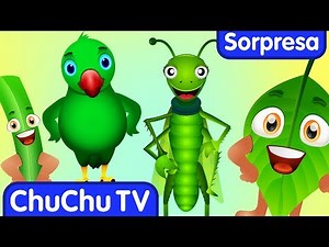Aprende el Color Verde con Gracioso Huevo Sorpresa (Learn Green Color) | ChuChu TV Huevos Sorpresa