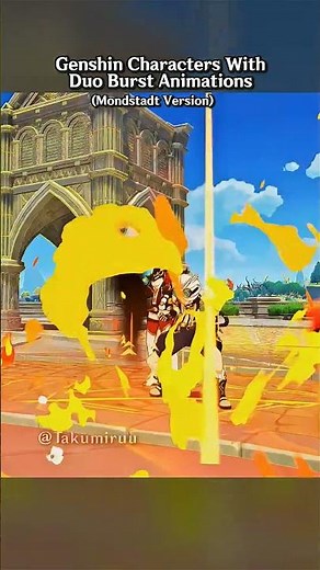 Mondstadt Characters with Duo Bursts in Genshin Impact