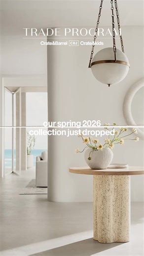 All the perks of being a pro. Join the Trade Program today. | Crate and Barrel