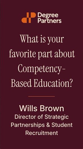 Competency-based education (CBE) means project-based and accelerated! #collegeforworkingadults