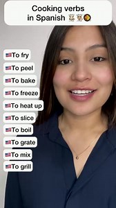 75K views · 3.3K reactions | Cooking verbs in Spanish ‍ 菱 綾 ‍ #cookingverbs #spanish #spanishvocabulary #learnspanishfast #cookingverbsinspa | Language Barrier | Facebook