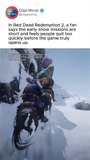 Every RDR2 player who quit early never saw the real game open up #rdr2