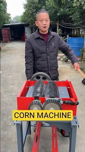 Corn Kernel Cracking Machine #FeedProcessing #CornMachine #LivestockFeed #FarmingTools #Agriculture