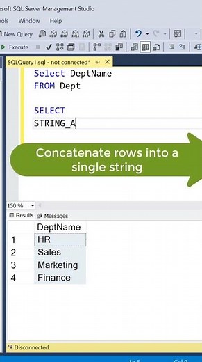 SQL Function You Must Know ! String Aggregation #sql #sqltips