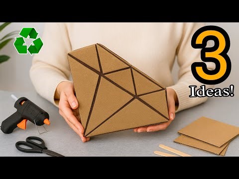 Transforming Cardboard & Fabric Scraps 😱 3 GENIUS Recycling Ideas That Will Amaze You!♻️