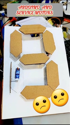 0 to 9 number counting machine using arduino #viral #shortsfeed #virel