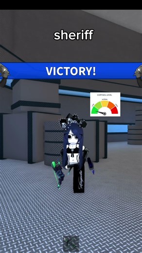 Sheriff is always better #roblox #mm2#lowcortisol#robloxtrend#murdermystery2