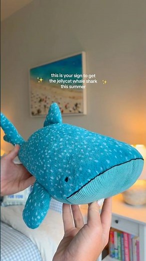 the whale shark is the perfect summer jellycat ✨🐋 #jellycat #jellycatcollection #whaleshark