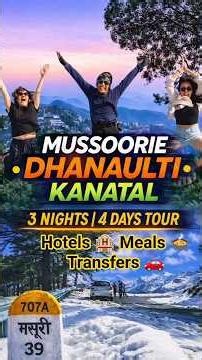 Mussoorie Dhanaulti Kanatal Tour from Delhi | Delhi to Kanatal | Uttarakhand Tour #mussoorie #trip