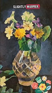 Flowers Bouquet Oil Painting Lights and Shadows explained #artshorts #painting #art