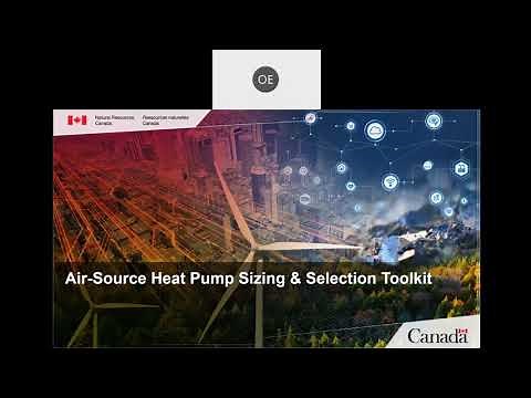 Air-Source Heat Pump (ASHP) Sizing and Selection Toolkit