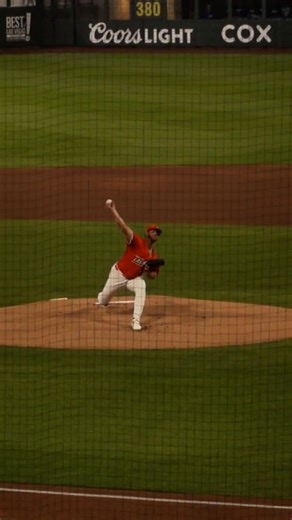 Mason Barnett delivery in super slow-mo @ Las Vegas Ballpark 4.4.26 #lasvegasaviators #athletics