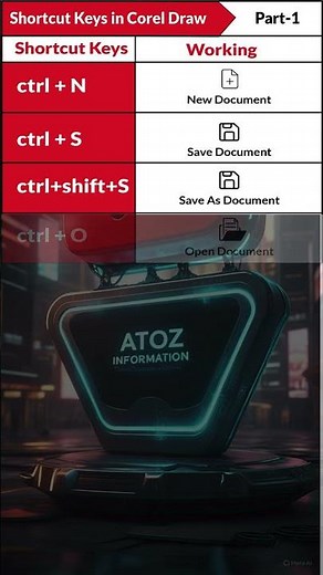 CorelDRAW Shortcut Keys | for Beginners | Design Fast Like a Pro! #coreldraw #shortcutkeys