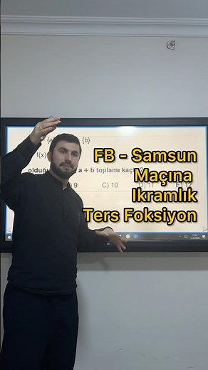 Inverse function problem solving (functions / function / functions TYT)