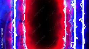 Letter U of English Alphabet. Hot letter for overlay. 4k 3D rendered animation.