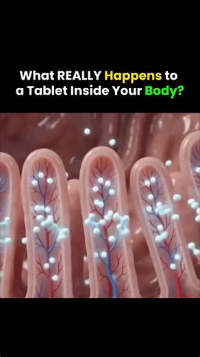 What REALLY Happens to a Tablet Inside Your Body? 🤯💊 #Shorts