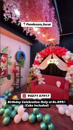 Best Birthday Celebration Cafe in Surat | Party Palace | Best Decoration | Best Offer