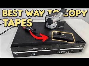 The BEST way to copy your old VHS or 8mm tapes without a computer #vhstapes