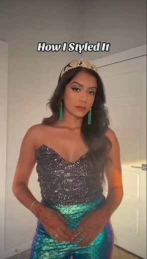 Halloween Outfit Inspo: Mermaid 🧜🏼‍♀️ 🐚👑 #halloween #halloweencostume #halloween2024 #mermaid
