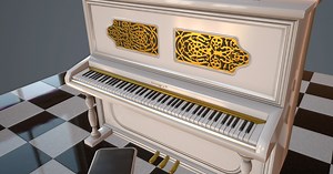 Upright Piano | 3D Interior | Unity Asset Store