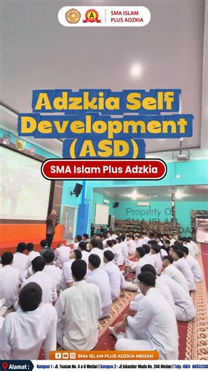 SMA Islam Plus Adzkia Medan on Instagram: "✨ Menyalakan Semangat, Menjemput Masa Depan ✨ Jum’at, 07 November 2025, menjadi momen penuh makna bagi keluarga besar SMA Islam Plus Adzkia. Melalui program ASD (Adzkia Student Development), seluruh siswa mendapatkan kesempatan langka untuk mendengarkan langsung pemaparan dari Bapak Kepala Sekolah, Bapak Wahyudi, S.Pd.I., M.M. Beliau hadir bukan sekadar untuk memberi informasi, tetapi juga untuk menyalakan api motivasi yang menggerakkan langkah. Dalam s