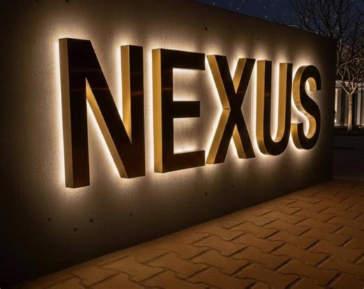 Custom 3D LED Backlit Sign : Halo Lit Metal Logo for Businesses - Etsy Australia