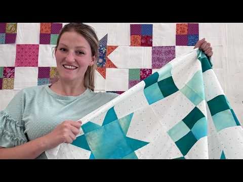 Layer Cake Star Quilt Tutorial | Star Path Quilt-Along LIVE with Brooklin