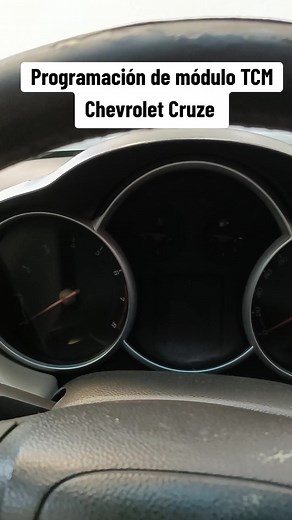 Programación de módulo TCM en Chevrolet Cruze 2012