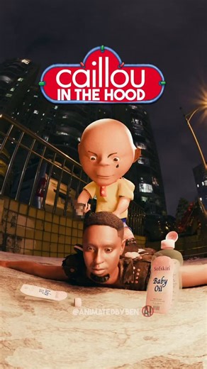 @animatedbyben on Instagram: "if caillou grew up in chicago 💀 • • song by @itsorganizationxiii"
