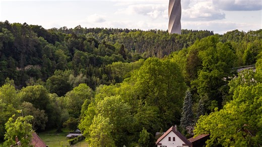 Huge skyscraper built in forest & no one lives there…because it's to test lifts