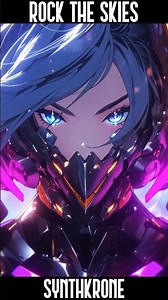 ROCK THE SKIES 🔥🎶 #synthrock #heavymetal #anime #retrowave #gamingmusic #cyberpunk #cyberpunkmusic