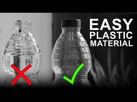The right way to make Transparent plastic materials in blender | blender 3d