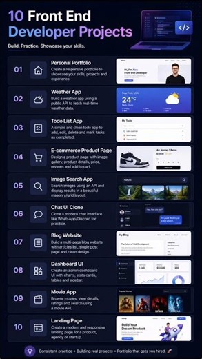 Best Front End Developer Projects #youtube #shorts