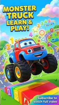 WOW! The Monster Truck Is Learning Numbers! 🚚🔢 | Kids Learning Fun #thetoycoach