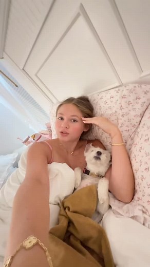 tiny is my emotional support during this time😅how is swimmer’s ear taking me out like this😭🩷 #sick #storytime #chitchat #vlog #explore #explorepage | Kaitlyn Johnson