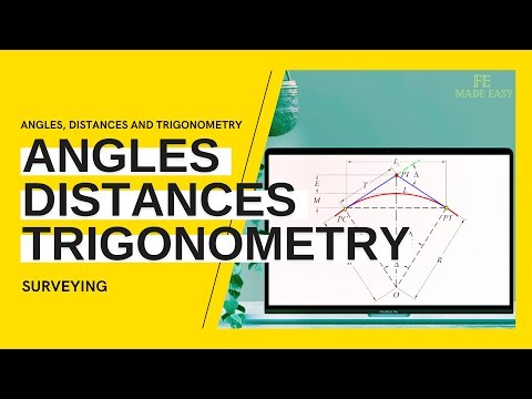 FE Review - Surveying - Angles, Distances and Trigonometry