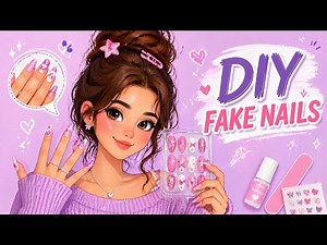 DIY Fake Nails at Home | Easy & Affordable Nail Art Tutorial