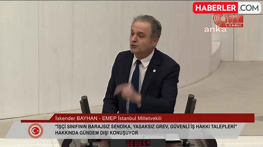 İskender Bayhan, Gaziantep Valiliği'nin Yasağını TBMM'de Yırttı