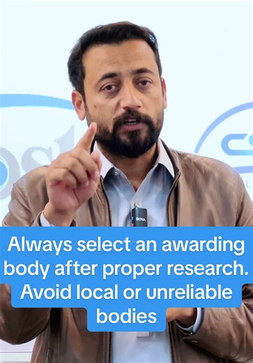 Always select an awarding body after proper research. Avoid local or unreliable bodies and unofficial websites. Be thoughtful and mature when choosing a training company for your course — your qualification and future depend on it. #continentalsafetysolutions #viralvideo #foryoupage #HSE