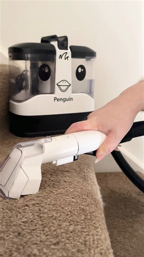 Kelly | Cleaning Inspiration & Reviews on Instagram: "How do my stairs get so dirty when we don’t wear shoes in the house? 👠🧼🫧 Say hello to cleaner carpets with the @Gtechsocial Penguin Spot Cleaner. From quick clean-ups to deep cleans and even the occasional spillage, this spot cleaner makes cleaning effortless ✨ Use DSCLEAN for 15% off non discounted products, link in my bio 🔗 AD with @gtechsocial #cleaning #asmr #asmrcleaning #cleaningmotivation #satifyingcleaning"