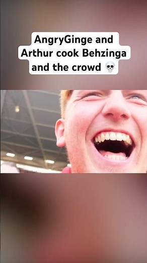 AngryGinge and Arthur cook Behzinga and the crowd 😂