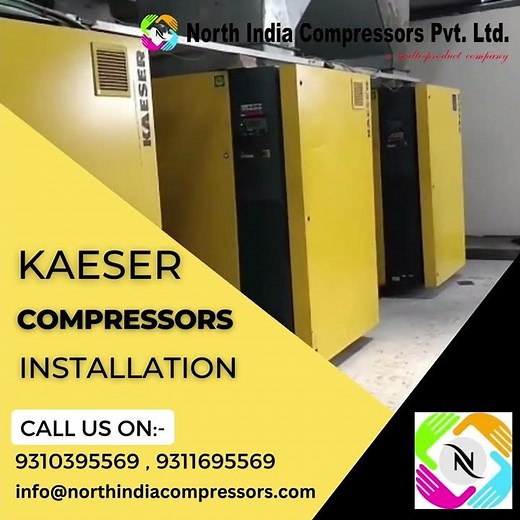 Kaeser Air Compressors Installation by North India Compressors