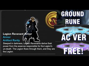"AQW" Legion Revenant Armor and new Ground Runes
