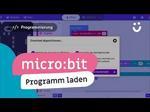Programm von MakeCode auf micro:bit laden