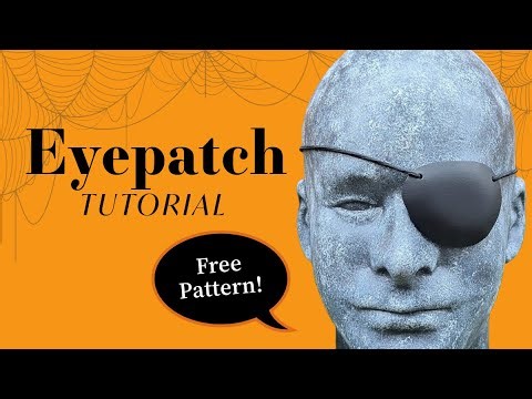 How to Make a LEATHER Eyepatch