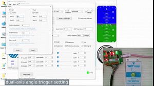 【SINRT-232 Relay-Output-Type Tilt Switch】 High-Precision Dual-axis Analog (0.05° Accuracy) Security Inclinometer, Anti- Vibration Tilt Angle Alarm Sensor (IP67) for Building/Bridge Monitoring