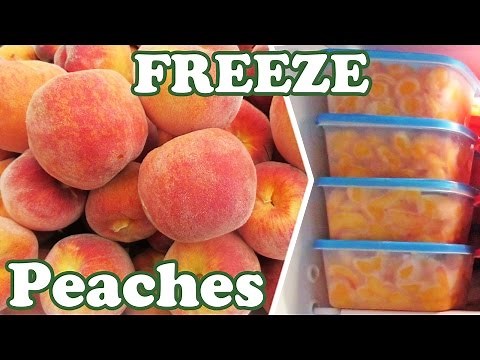 How to PRESERVE PEACHES - How to Freeze Peaches - Fresh Peach Preservation Methods HomeyCircle