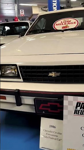 1986 chevrolet cavalier convertible pace car #gm #chevrolet #cavalier #convertible #fypシ